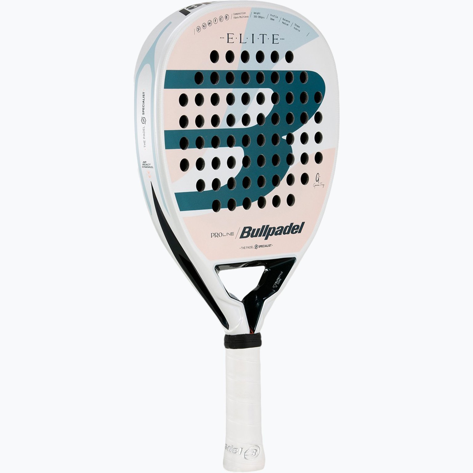 Bullpadel Elite 25 W padelracket Vit