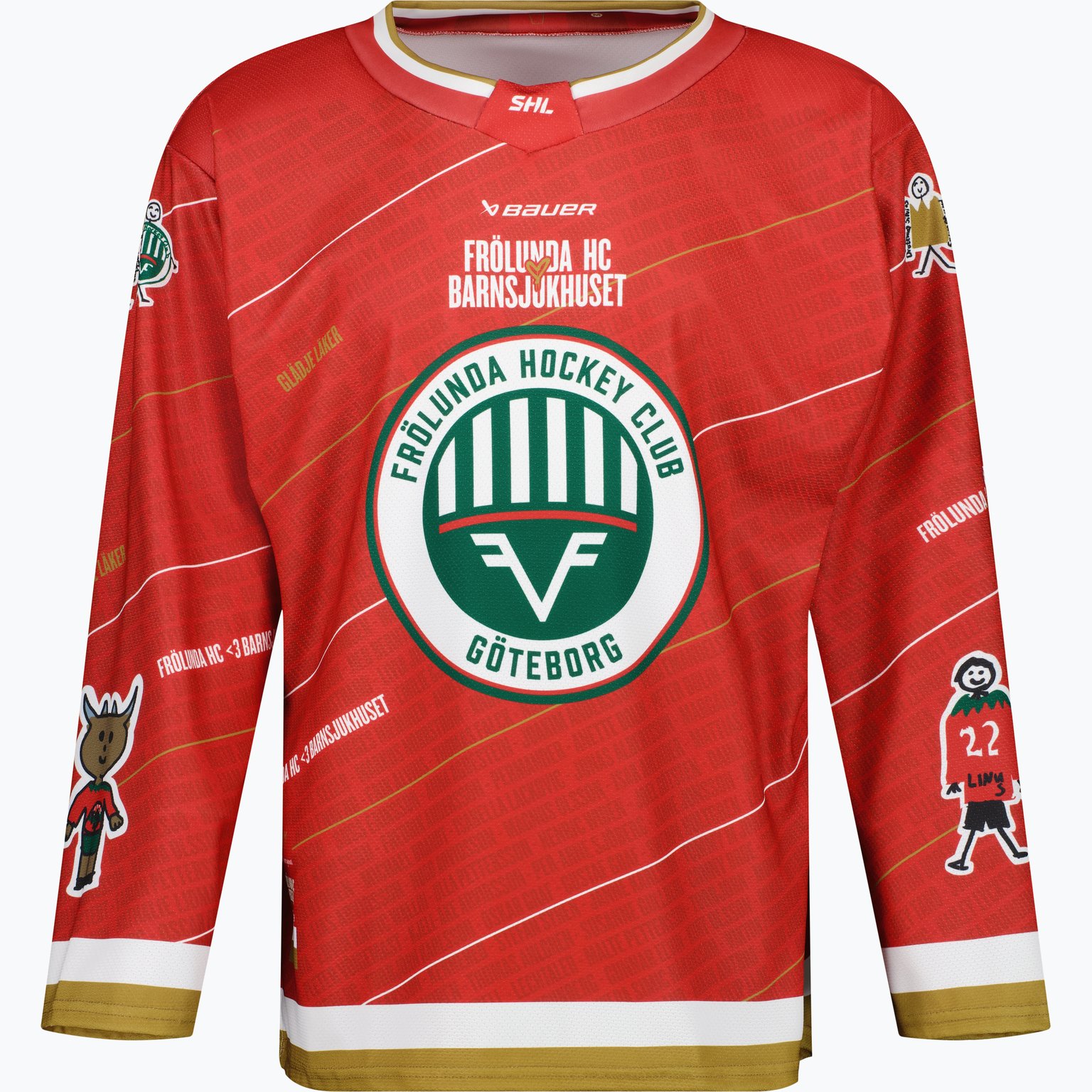 Frölunda Hockey REPLICA SILVIA 24/25 SR Röd