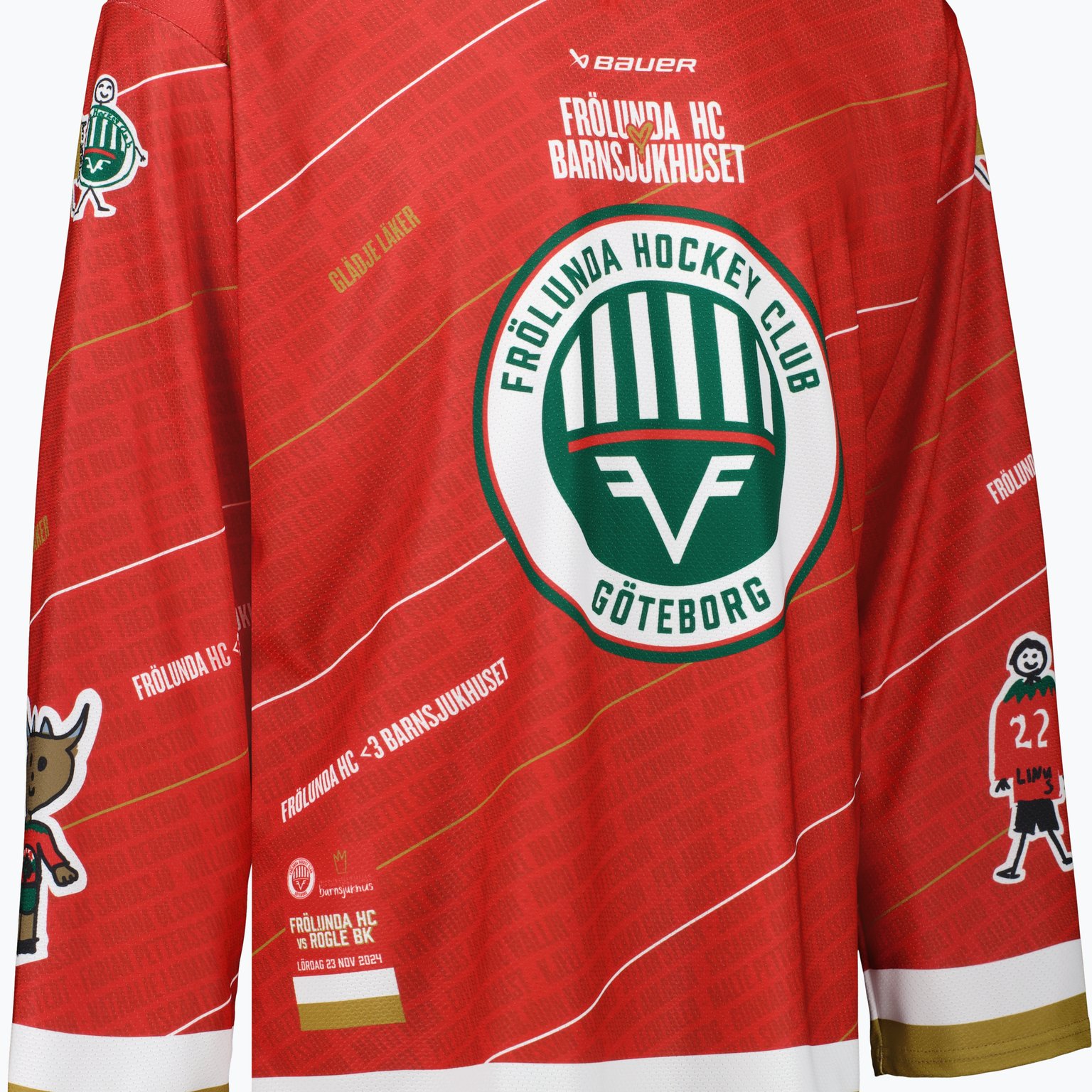 Frölunda Hockey REPLICA SILVIA 24/25 SR Röd