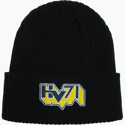 HV71 RIBBED HAT Svart