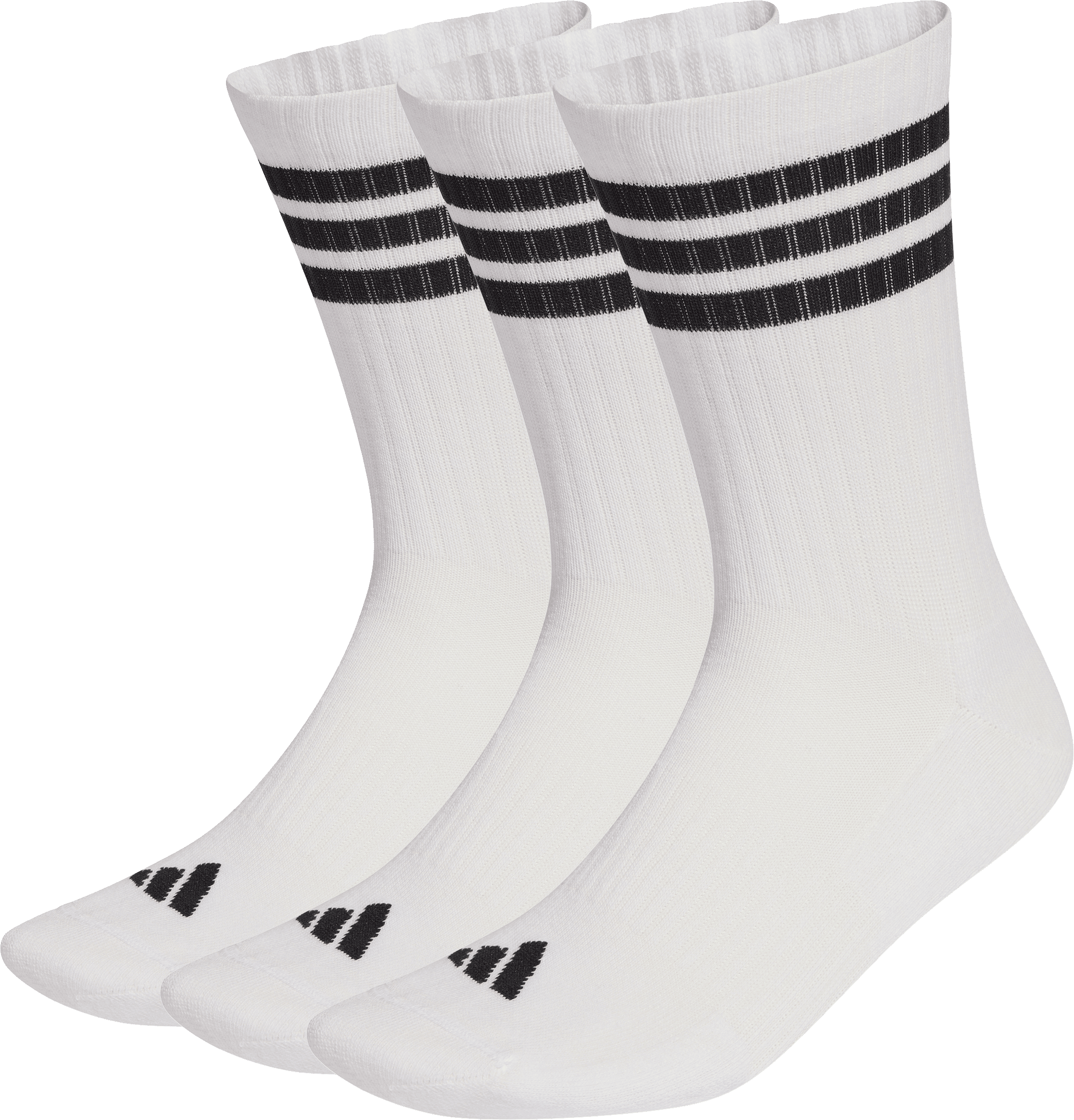 adidas 3-stripes Cushion Crew 3-pack strumpor