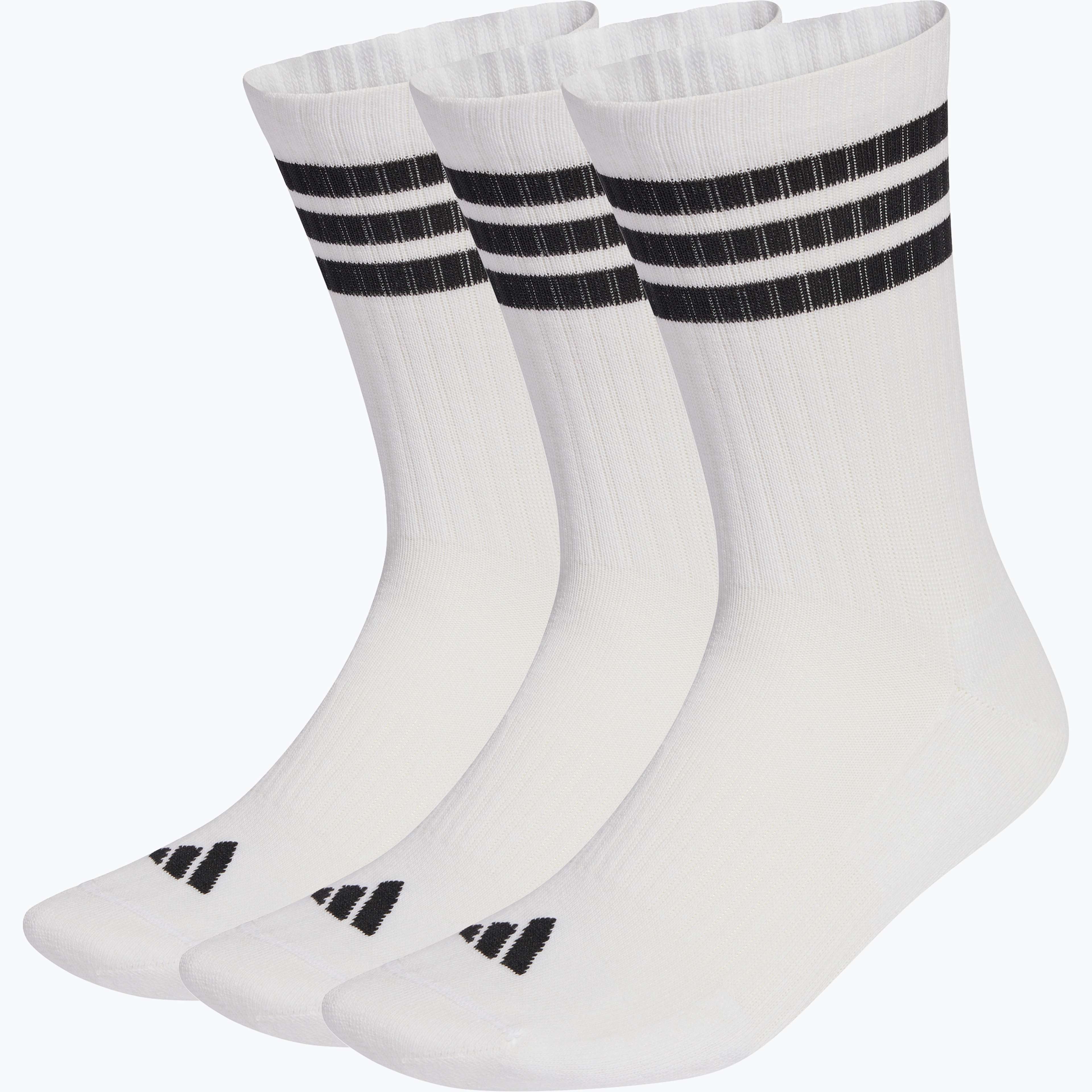 3-stripes Cushion Crew 3-pack strumpor