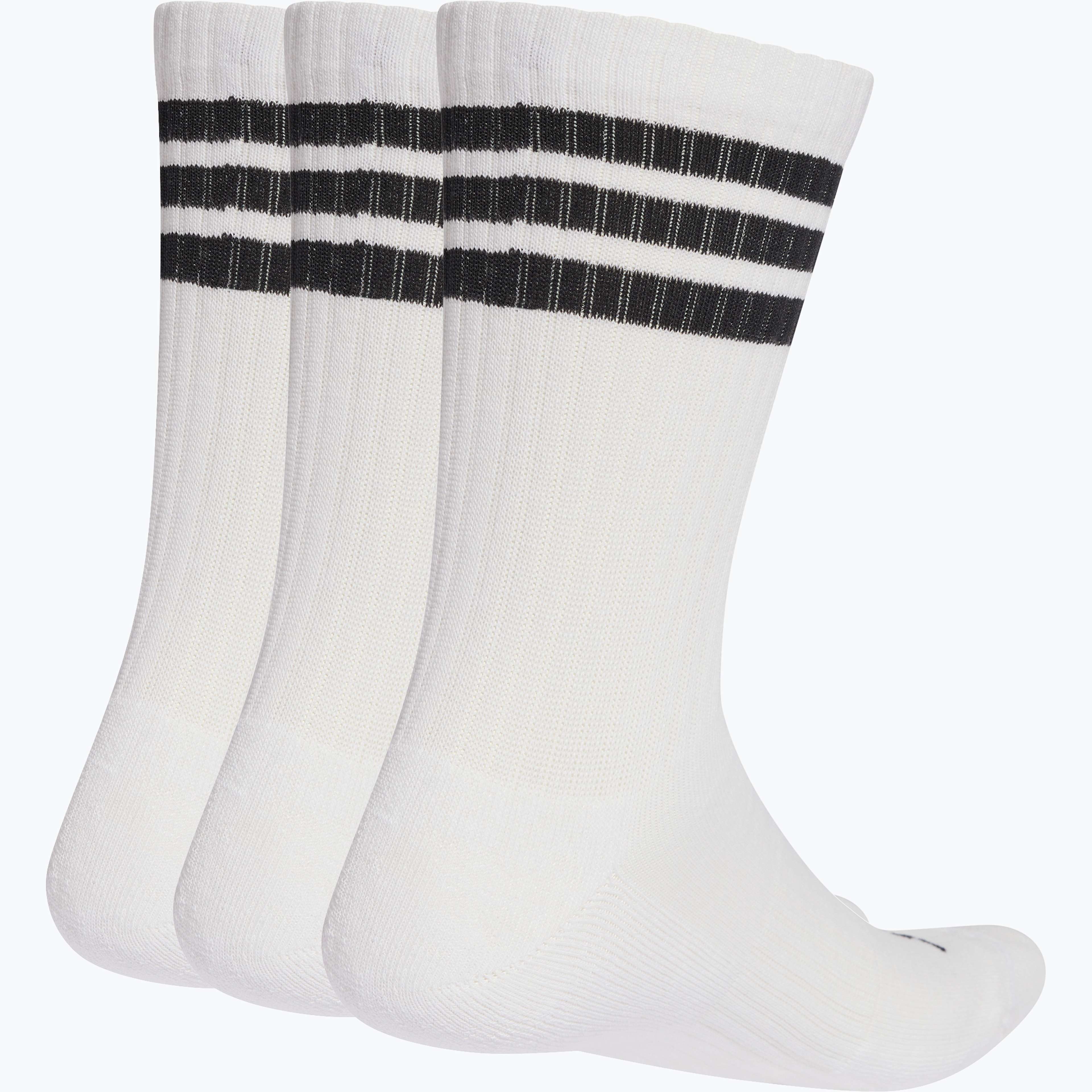 3-stripes Cushion Crew 3-pack strumpor