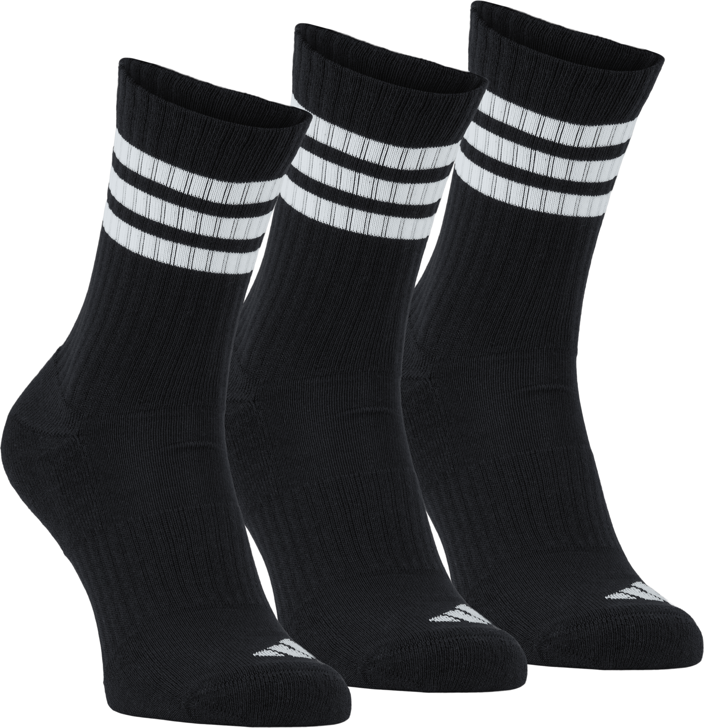 adidas 3-Stripes Cushion Crew 3-pack strumpor