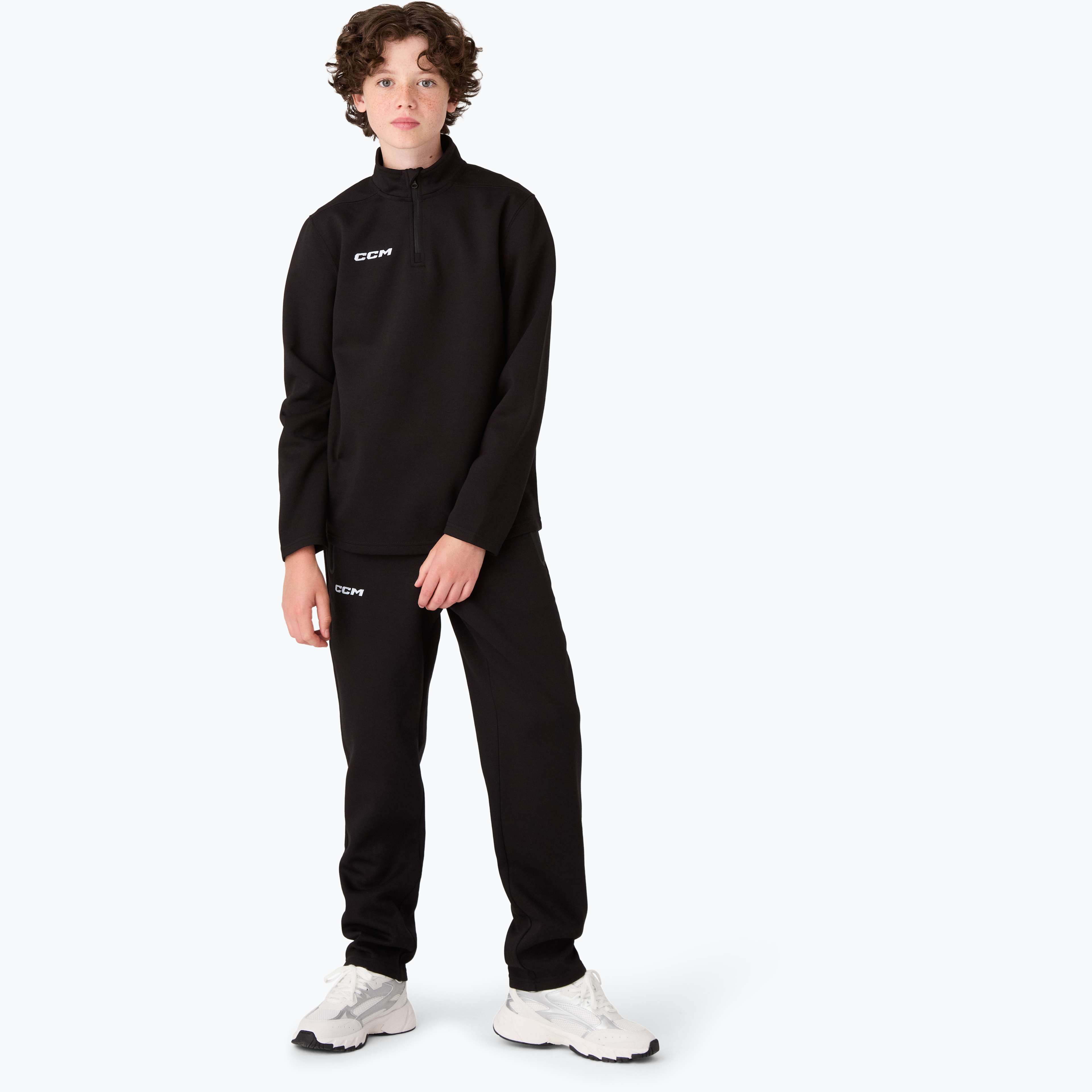 Locker Room 1/4 zip JR fleecetröja