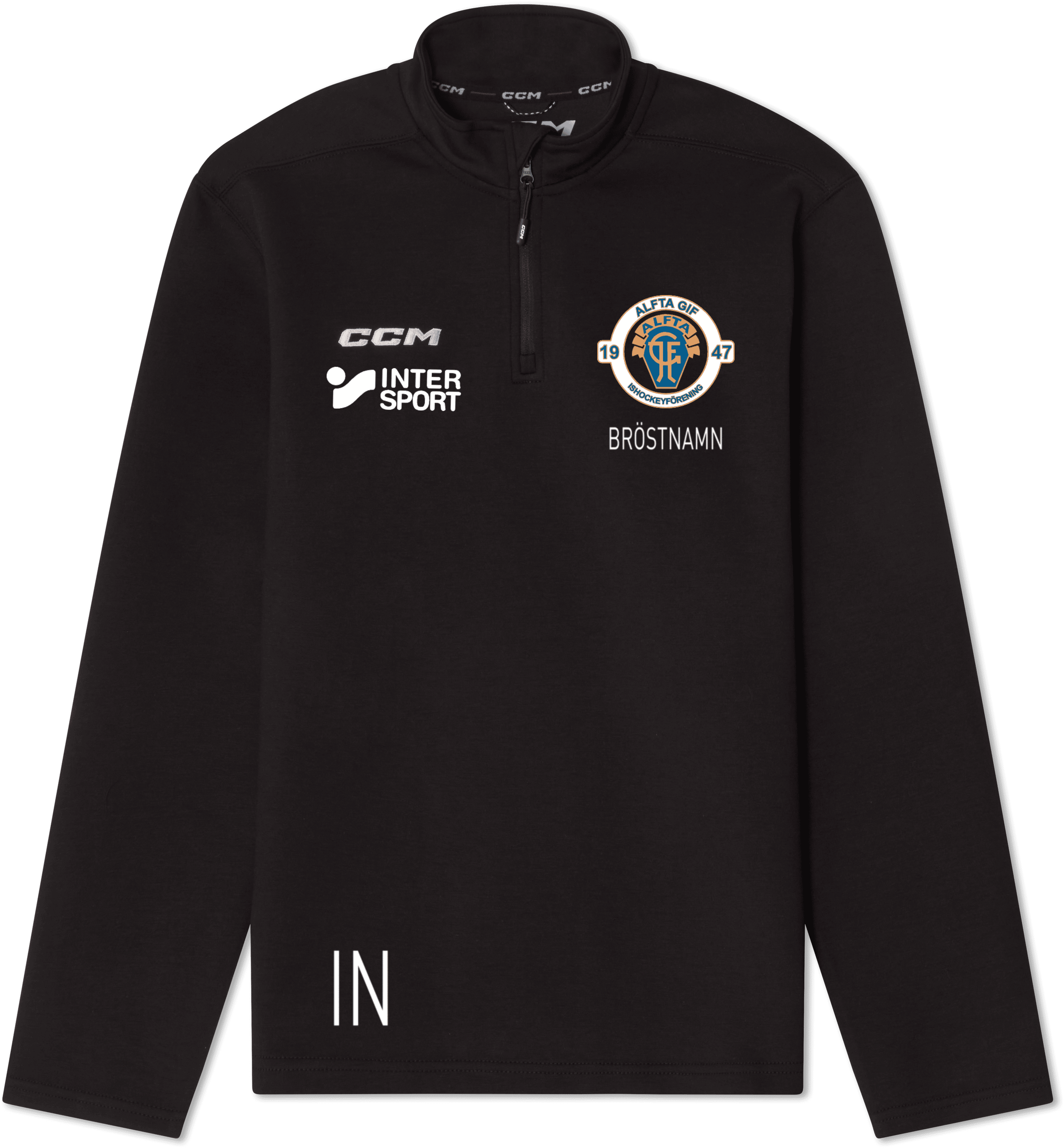 CCM Hockey Locker Room 1/4 zip fleecetröja