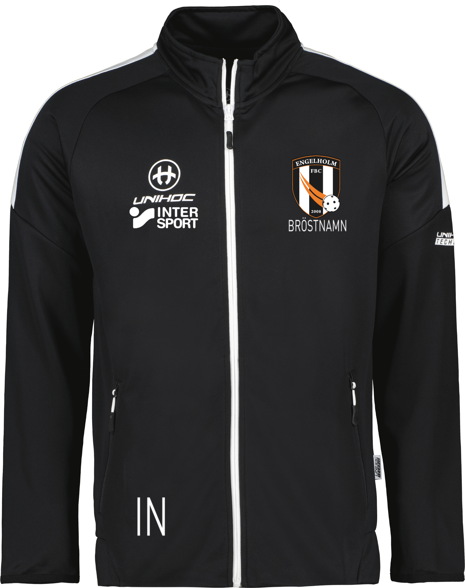 Unihoc Jacket Sr Technic black/white