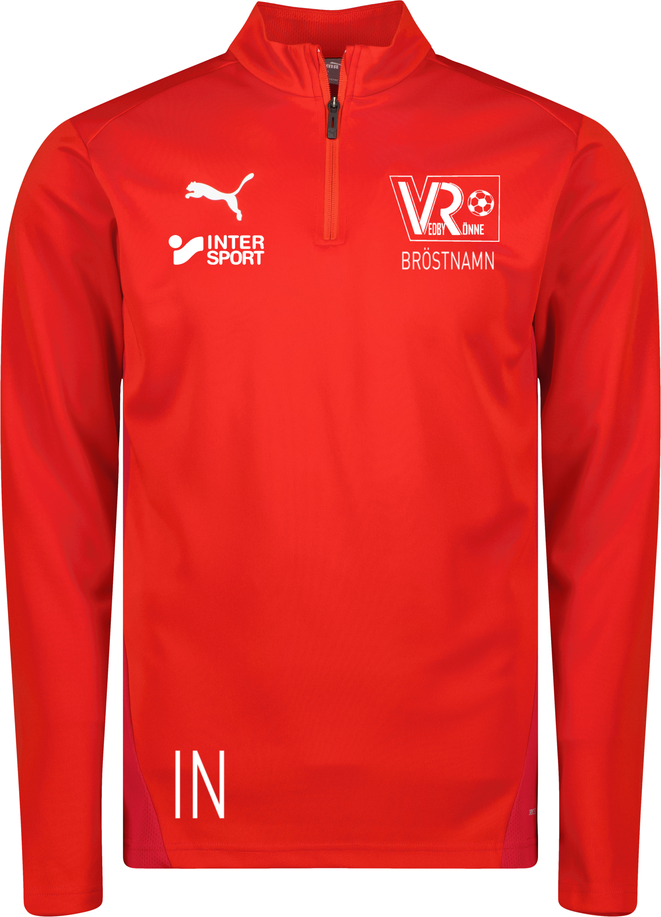 Puma teamGOAL Training 1/4 Zip Träningströja Jr 