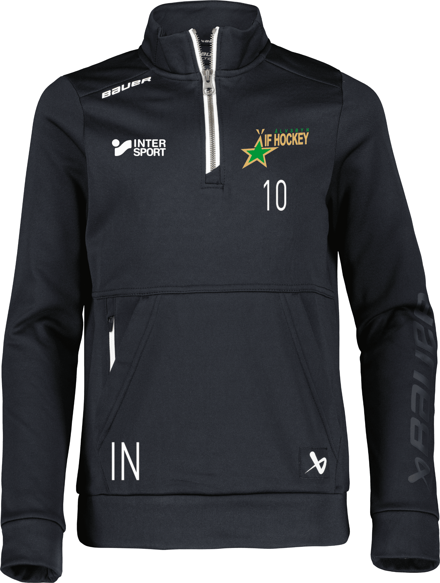 Bauer Hockey Team Fleece 1/2 Zip YTH träningströja