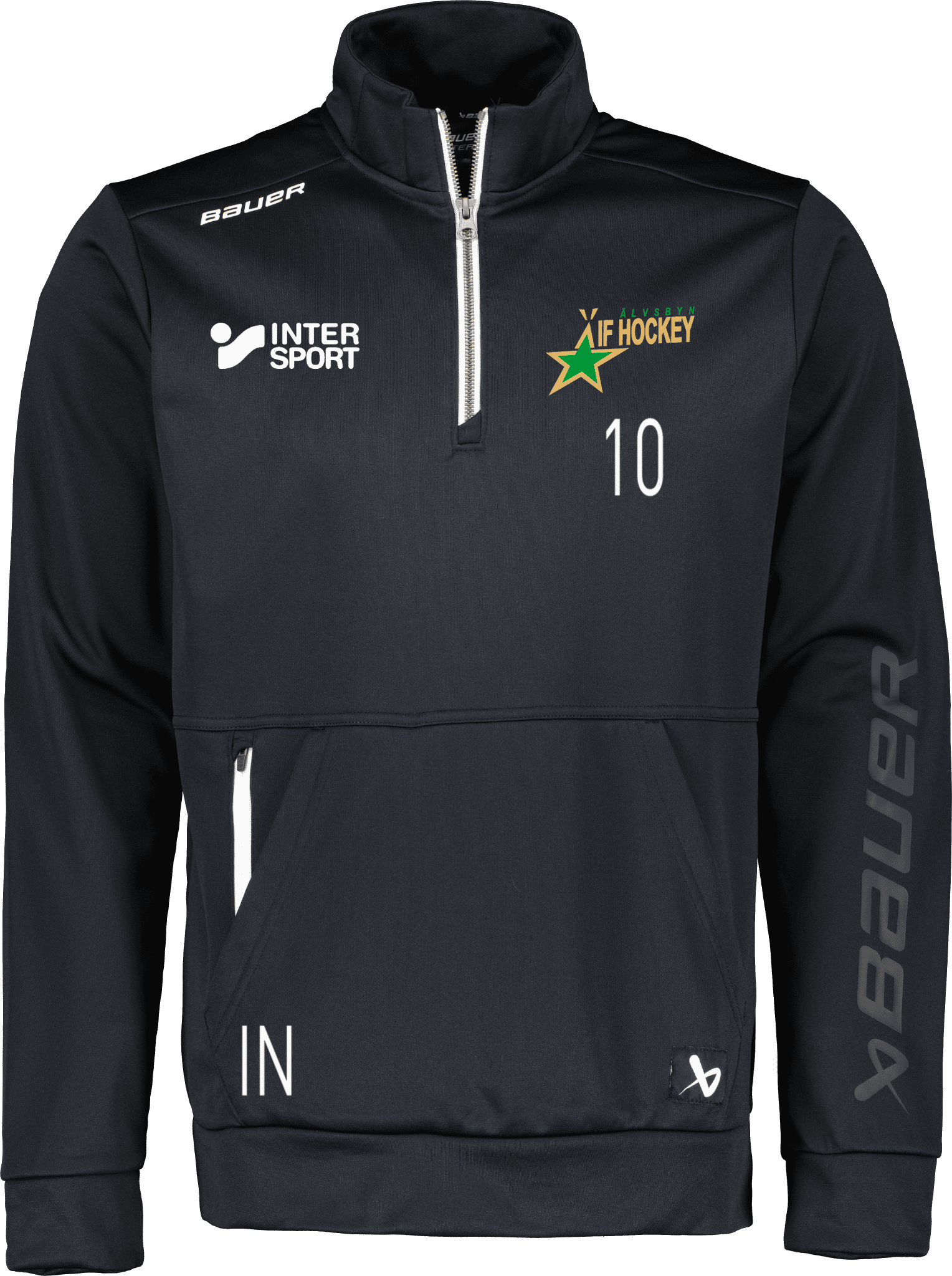 Bauer Hockey Team Fleece 1/2 Zip Sr träningströja