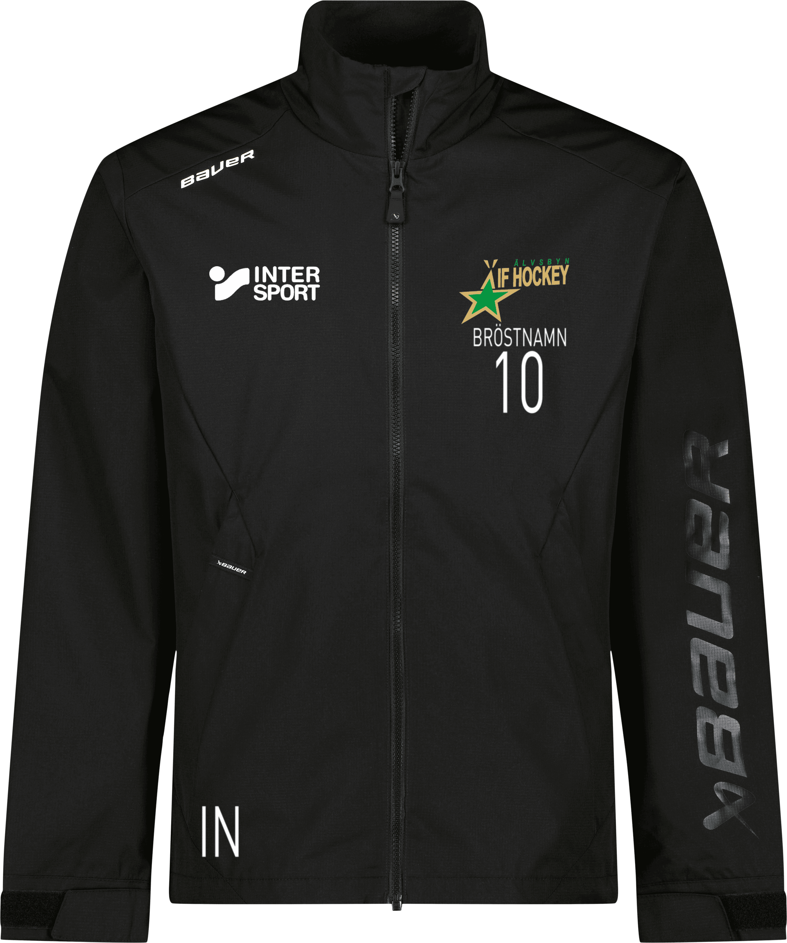 Bauer Hockey TEAM LIGHTWEIGHT JACKET-SR-BLK