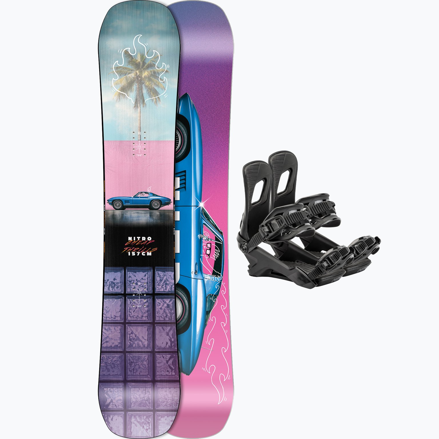 Nitro Cheap Thrills + Rambler snowboard