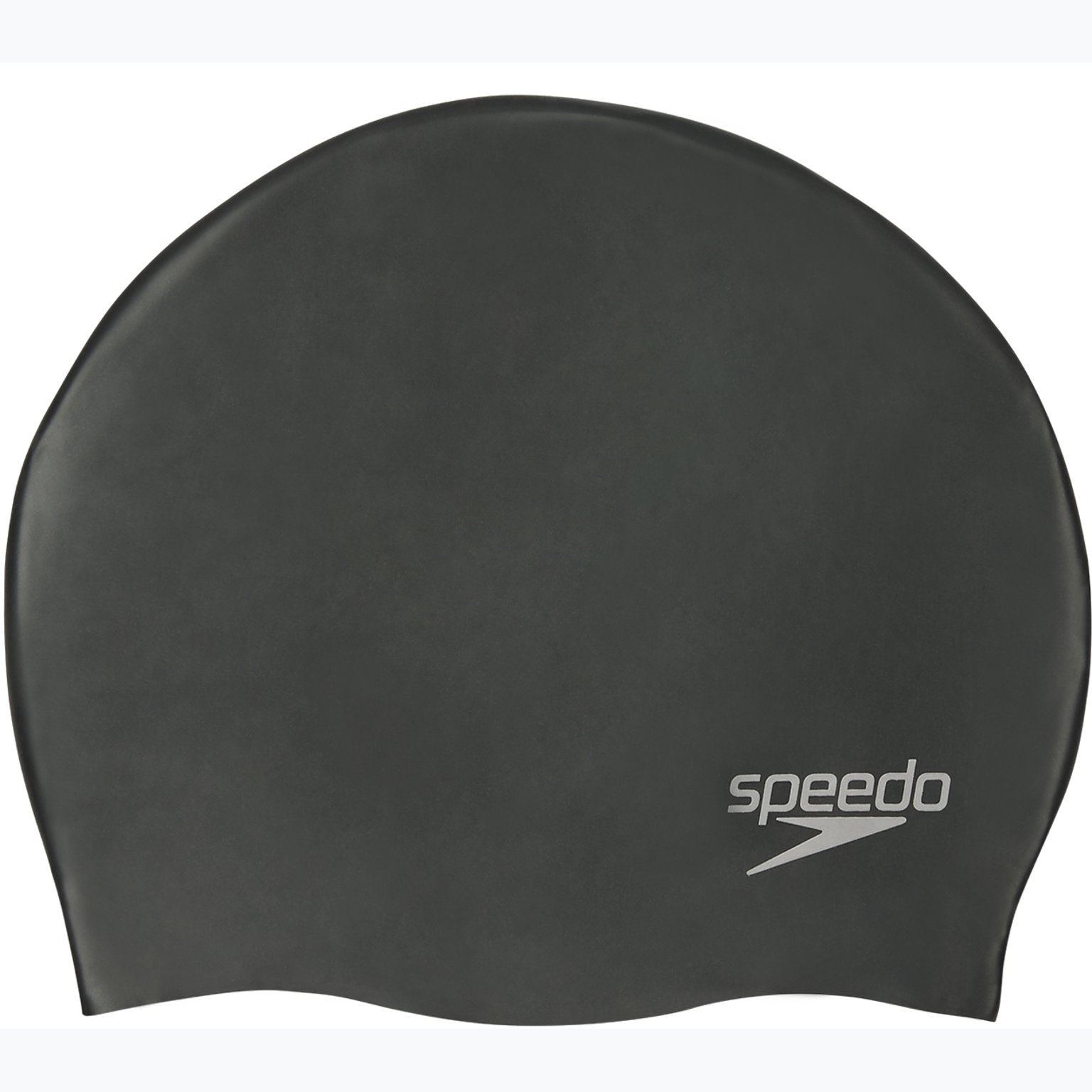 Speedo Plain Silicone Moulded badmössa Svart