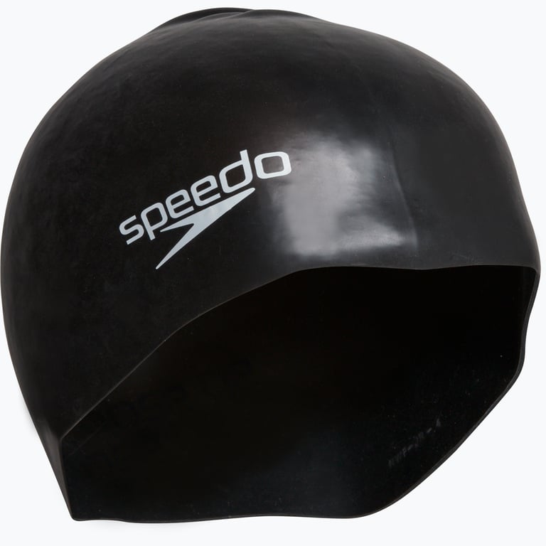 Speedo Plain Silicone Moulded jr badmössa Svart