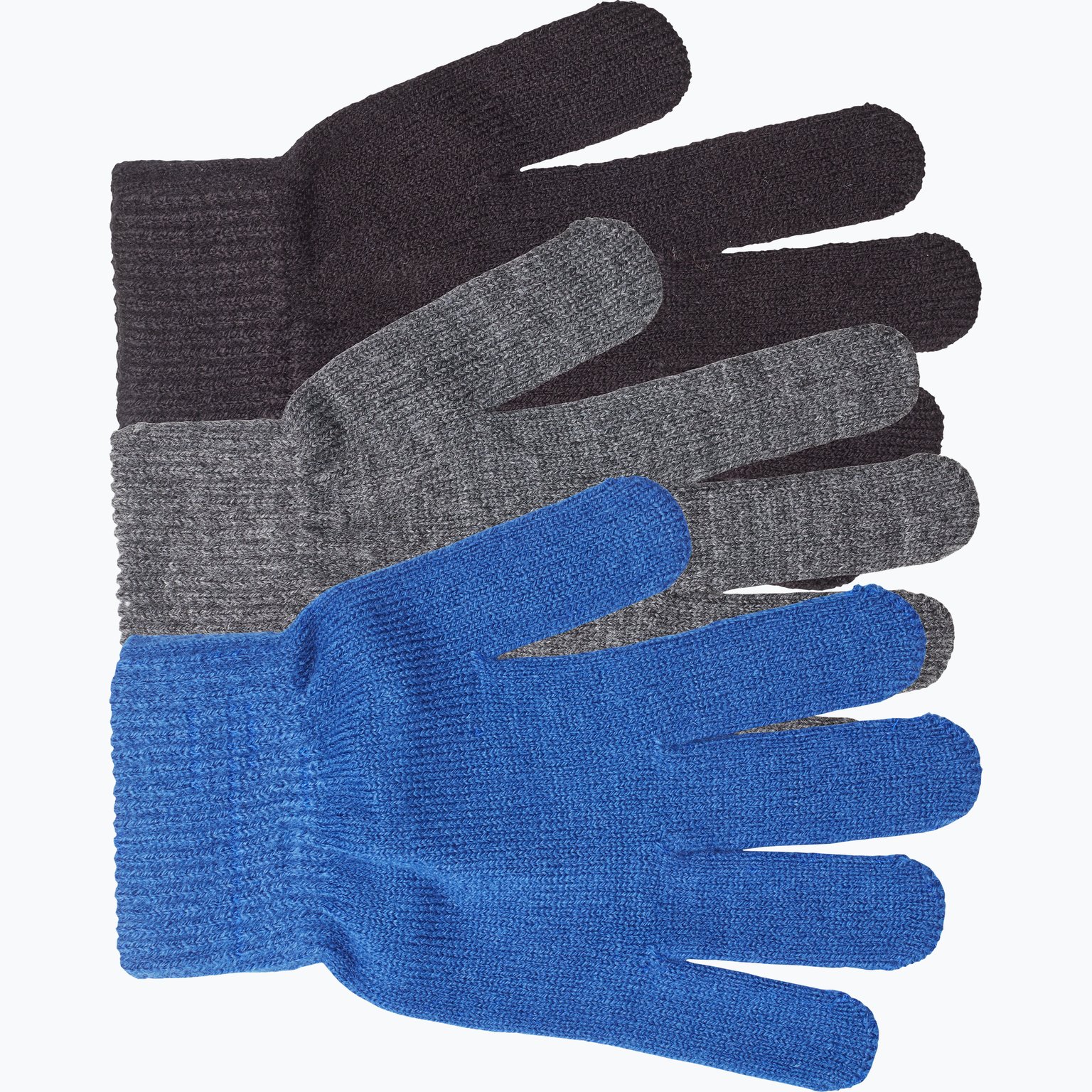 McKinley Magic Glove 3-pack JR fingervantar Svart