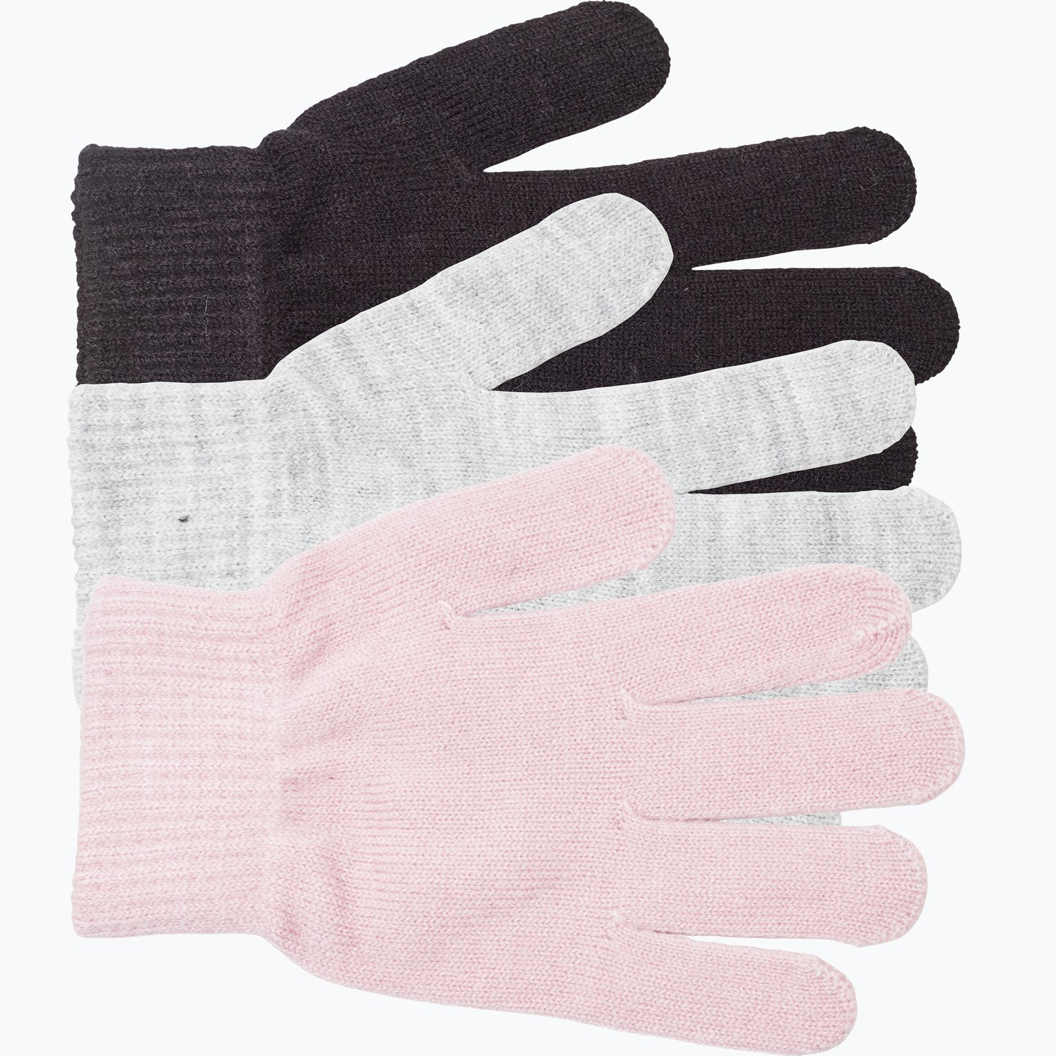 McKinley Magic Glove 3-pack JR fingervantar Flerfärgad