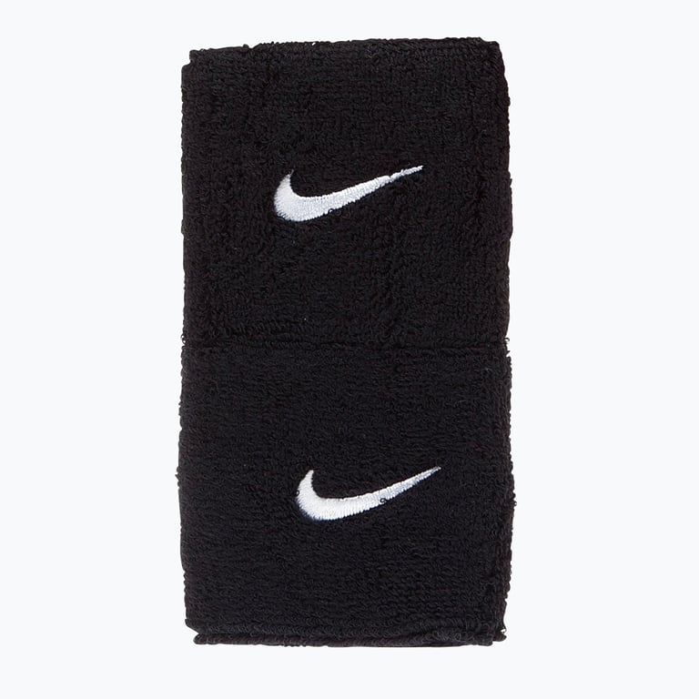 Nike Swoosh Wristband handledsband 2-pack Svart