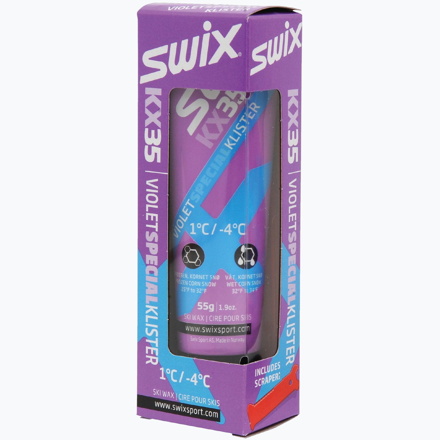 Swix KX35 Violet Special  +1/-4C,55g klistervalla Lila