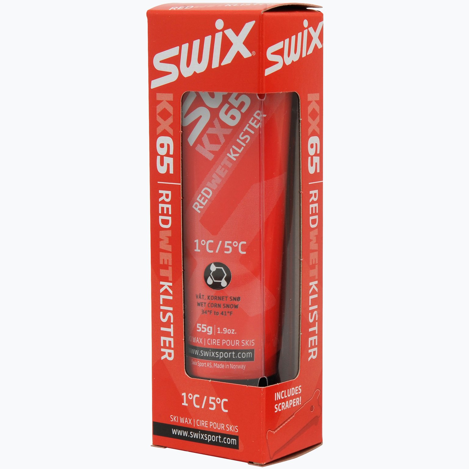 Swix KX65 Red klisterfäste Röd