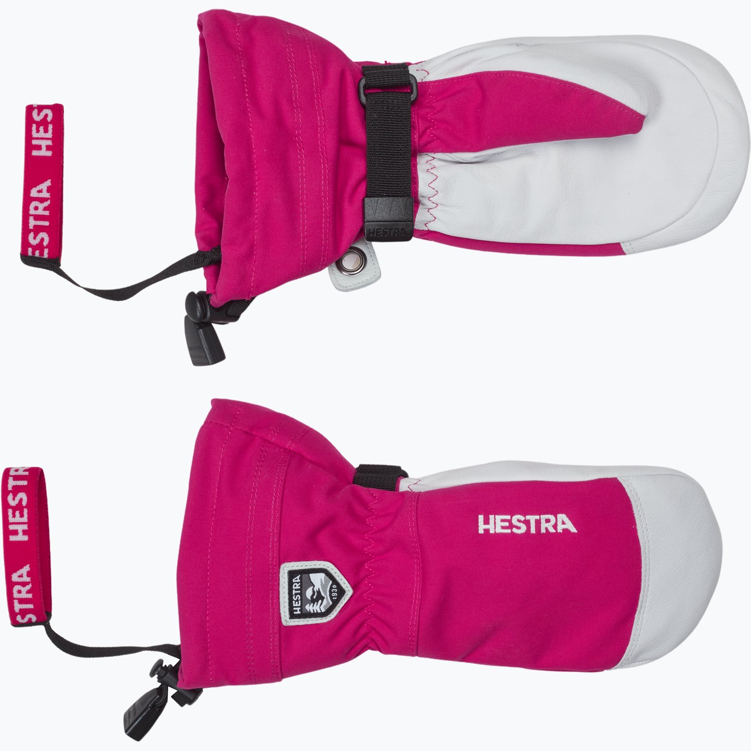 Hestra Army Leather Heli JR tumvantar Rosa