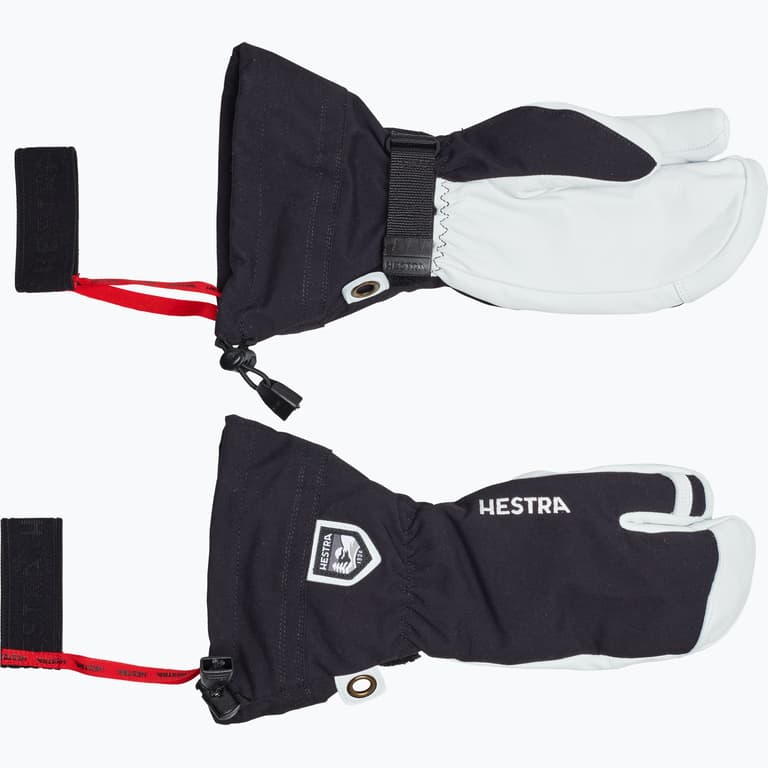 Hestra Army leather Heli 3 skidhandskar Svart