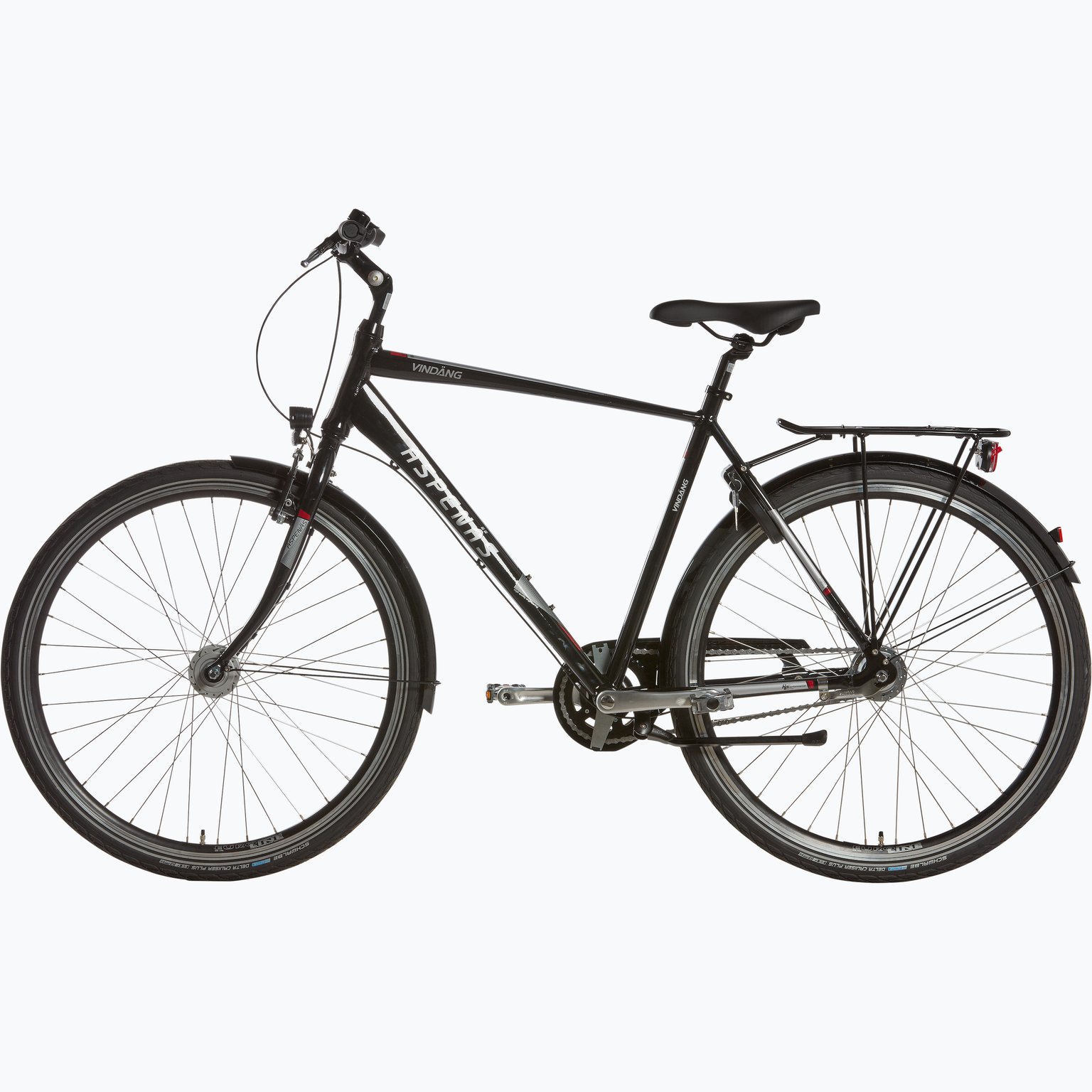 Aspenäs Vindäng 28" hybridcykel Svart