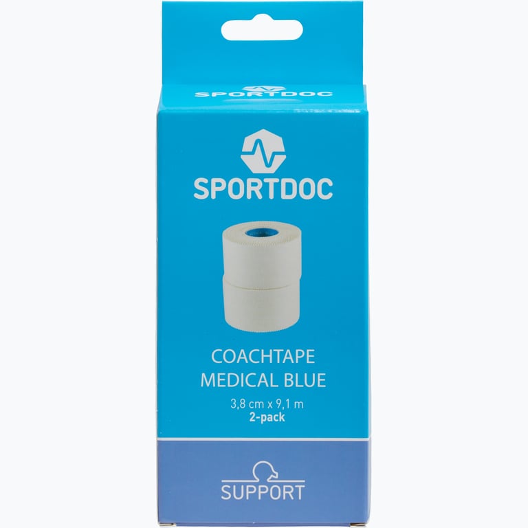 SPORTDOC Medical Blue 2-pack coachtejp Vit