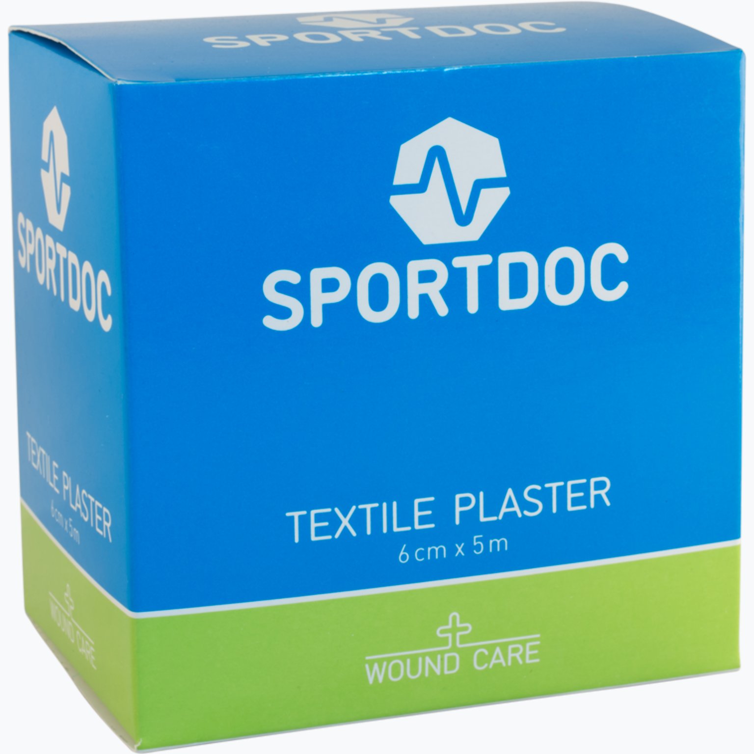 SPORTDOC Textil Plåster 6cmx5m (1-Pack) Brun