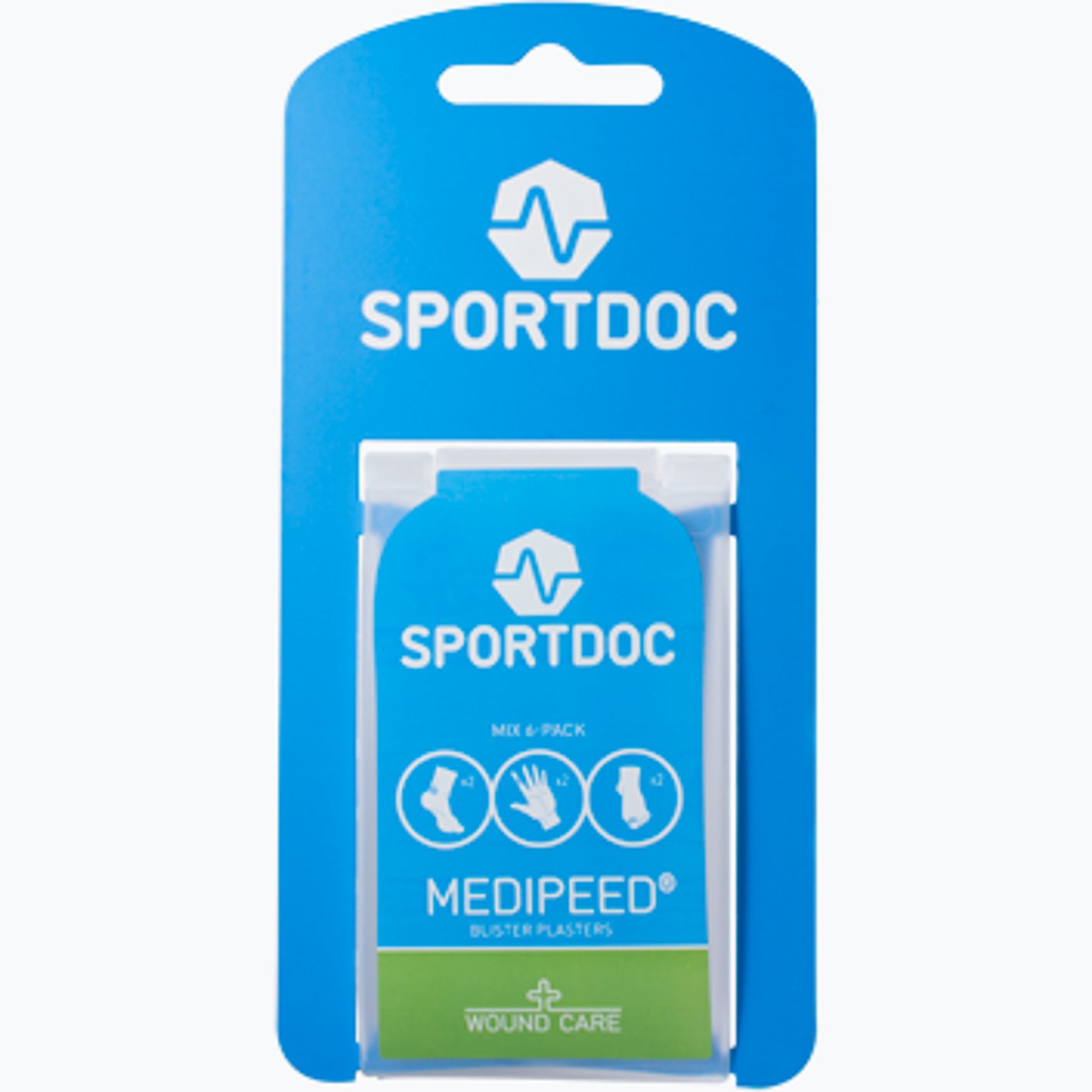 SPORTDOC Medipeed Mix (6-pack) Blå