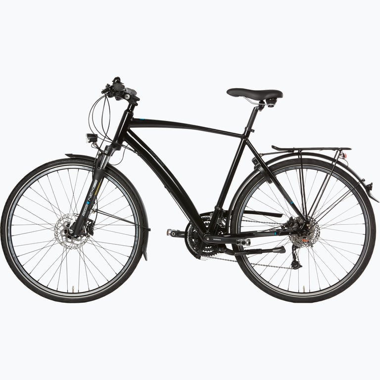 Aspenäs Sotenäs 28" 27-vxl hybridcykel Svart