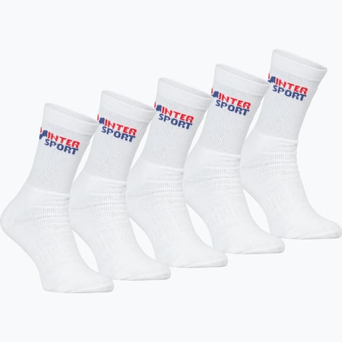 Intersport Logo 5-pack strumpor Svart