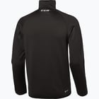 förhandsvisning ikon 2 för CCM Hockey Locker Room 1/4 ZIP Sr Svart