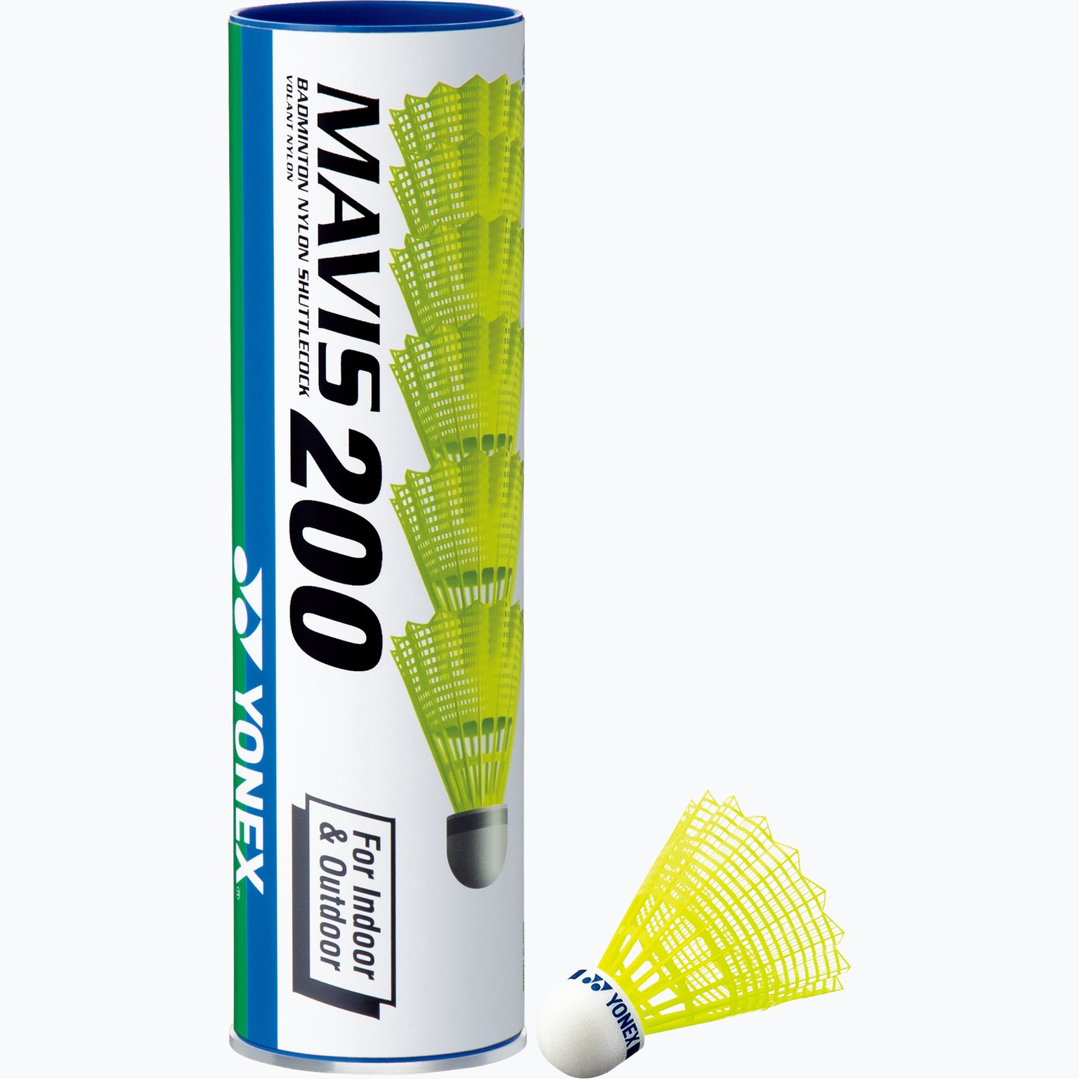 Yonex Mavis 200 6-pack badmintonbollar Gul