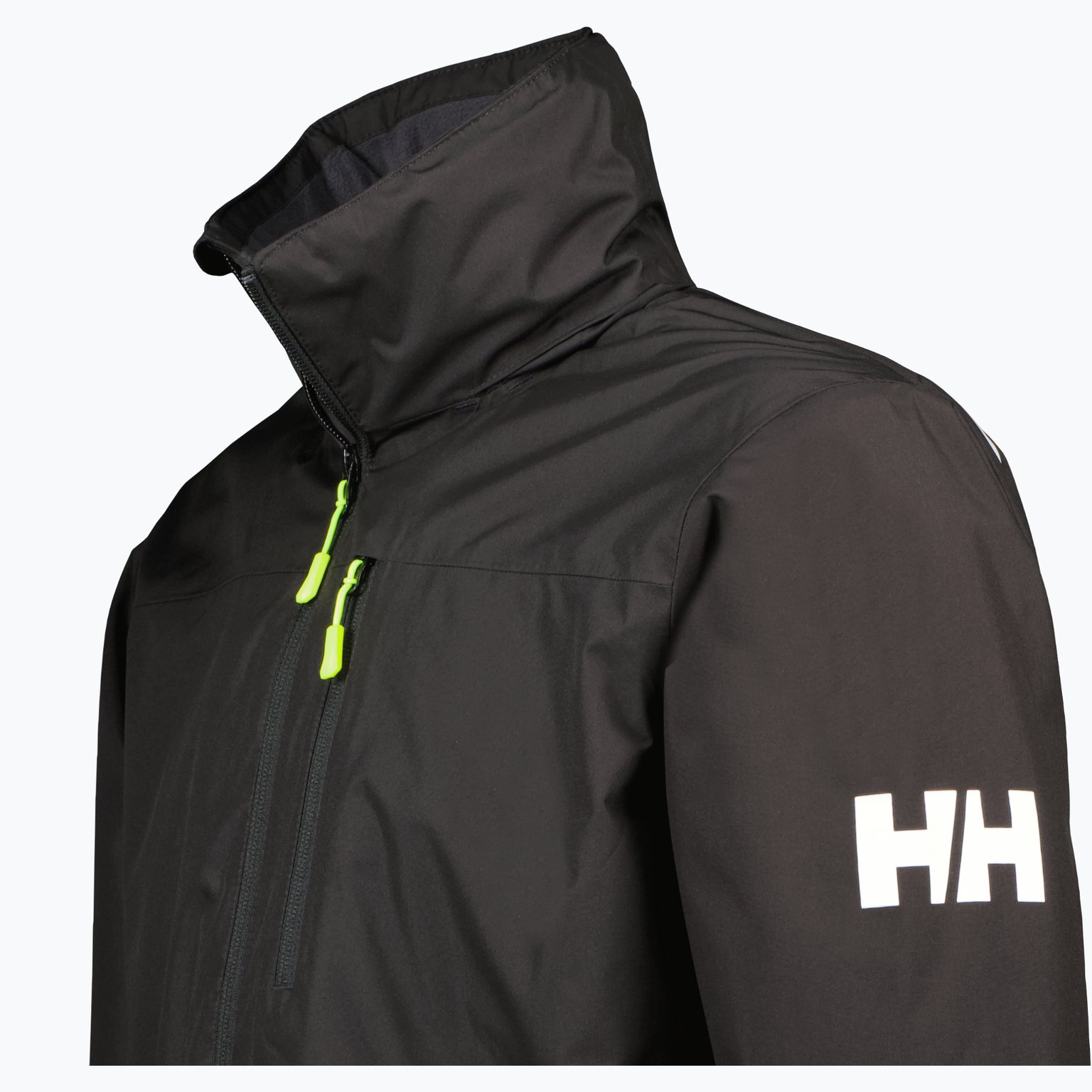 Helly Hansen Crew Hooded Midlayer seglarjacka Svart