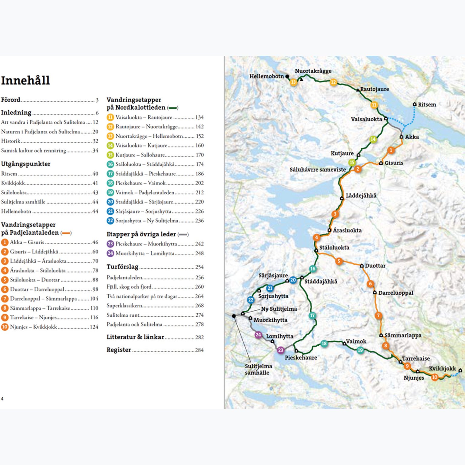 Calazo Fjällvandra i Padjelanta & Sulitelma guidebok Flerfärgad