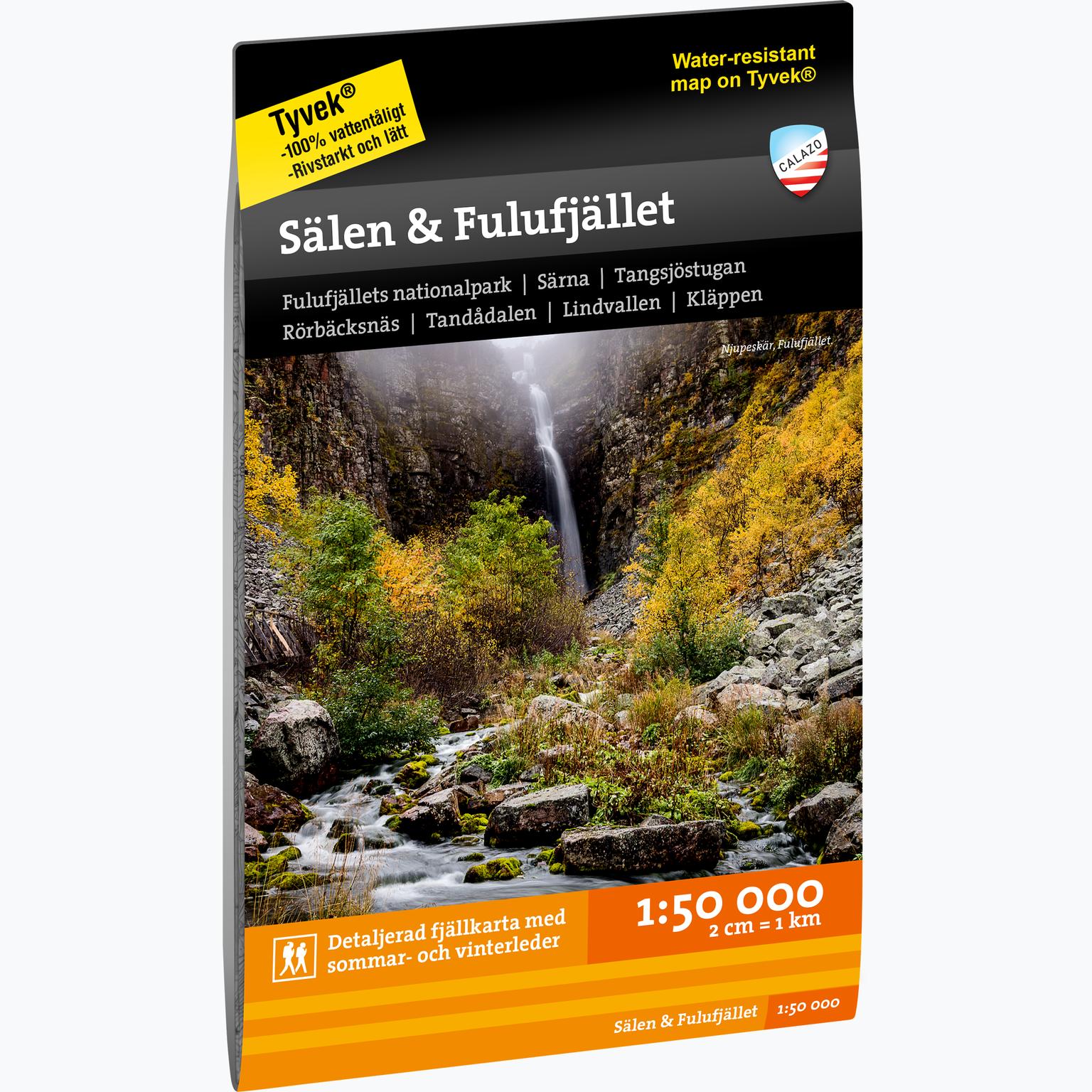 Calazo Sälen & Fulufjället 1:50 000 Flerfärgad