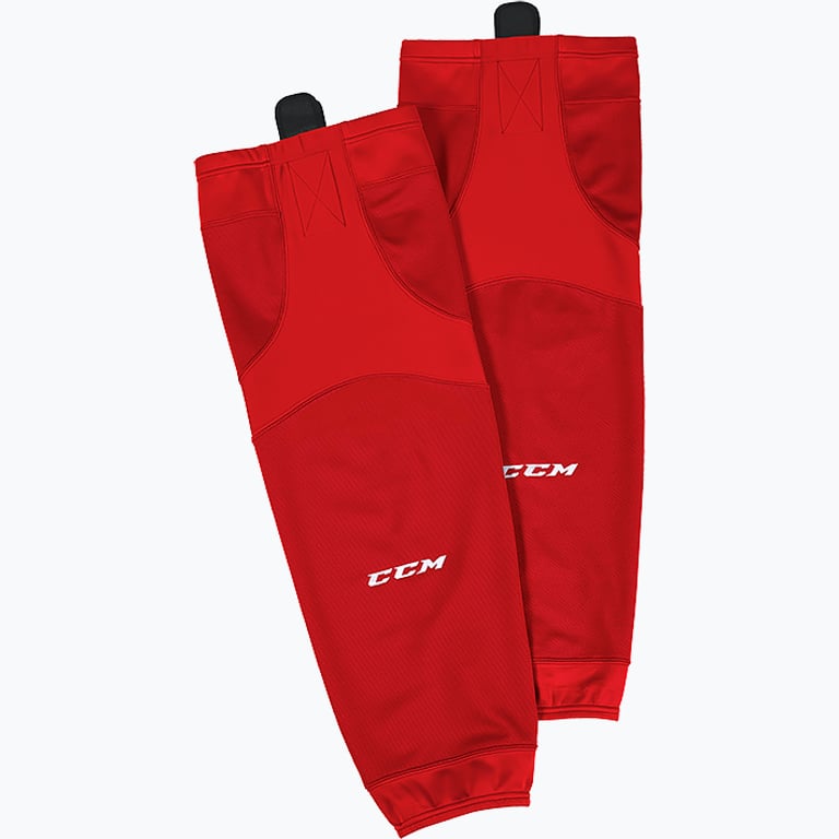 CCM Hockey 6000 Edge Sock Sr damask Röd