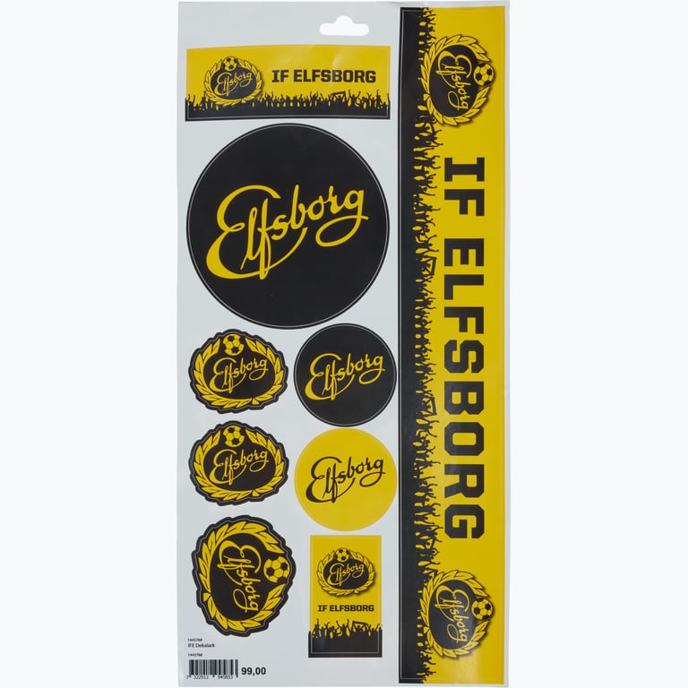 IF ELFSBORG Elfsborgs IF dekalark 20x40cm Svart