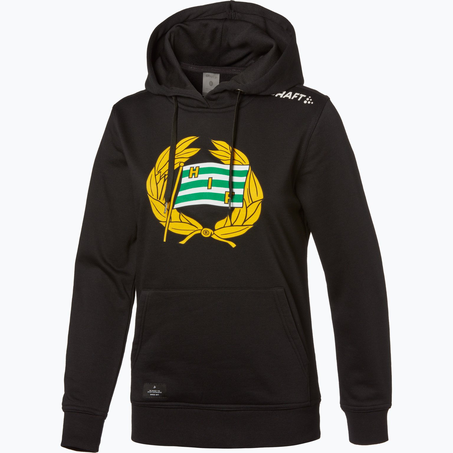 Hammarby Logo Hoodie W Svart