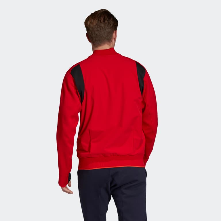 adidas M VRCT träningsjacka Röd