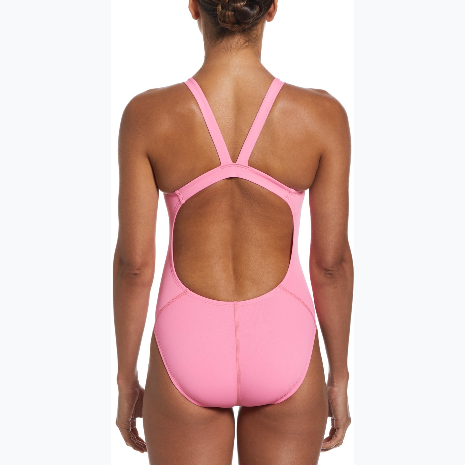 Nike Fast Back One Piece Solid baddräkt Rosa