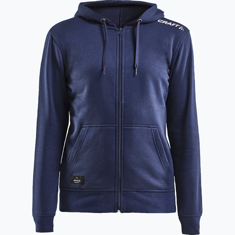 Craft Community Fullzip W Hoodie Blå