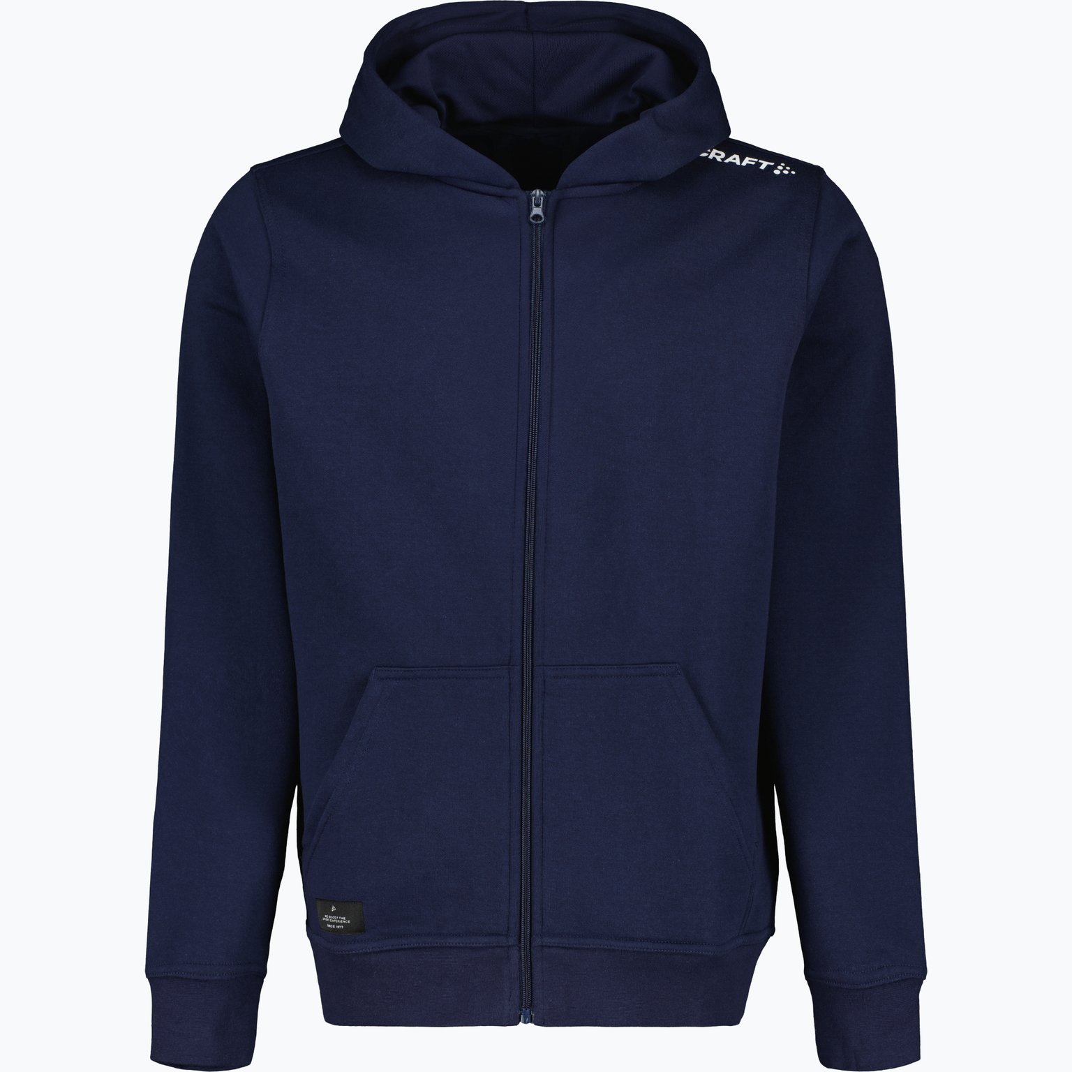 Craft Community Fullzip Jr Hoodie Grå