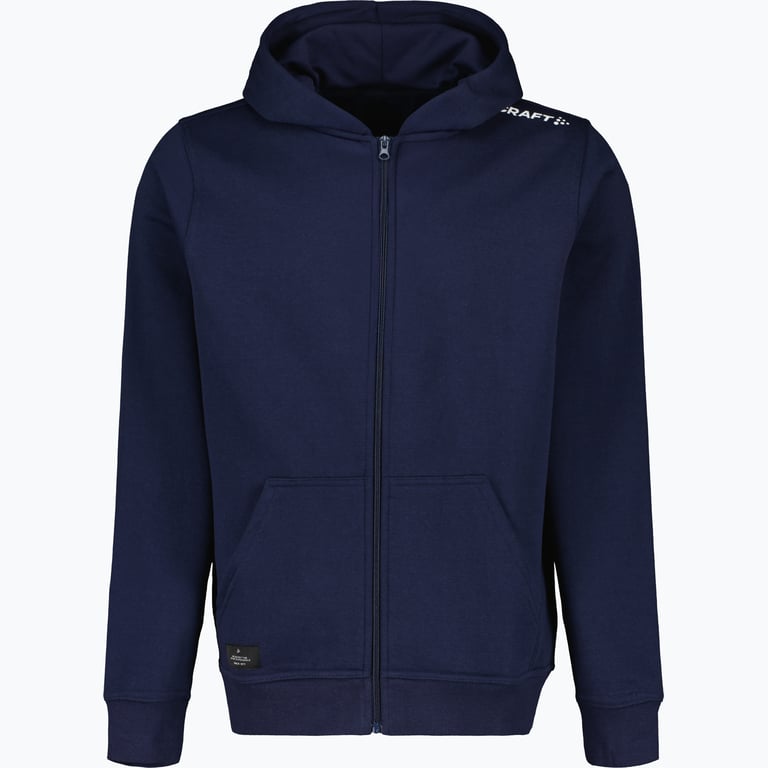 Craft Community Fullzip Jr Hoodie Blå