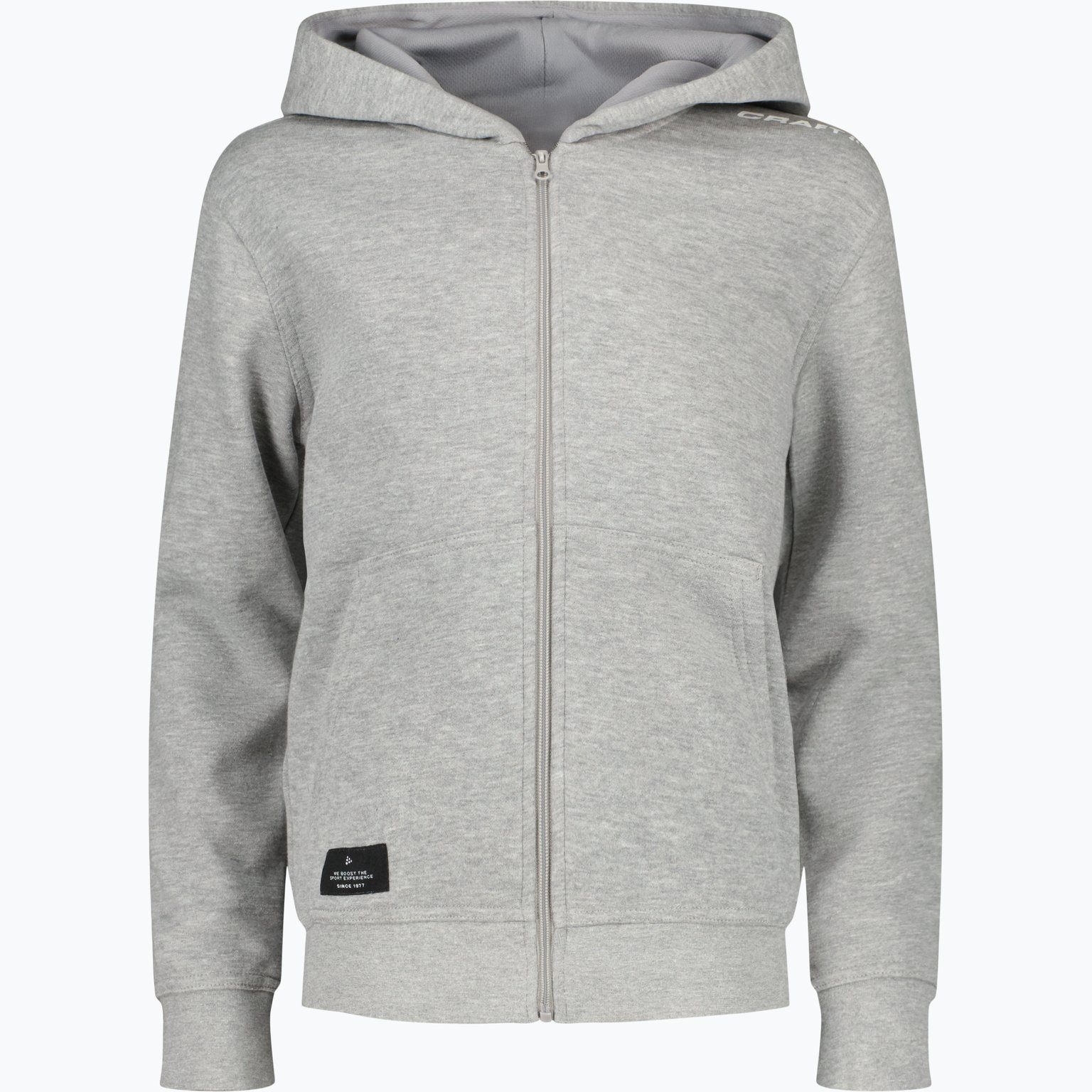 Craft Community Fullzip Jr Hoodie Grå