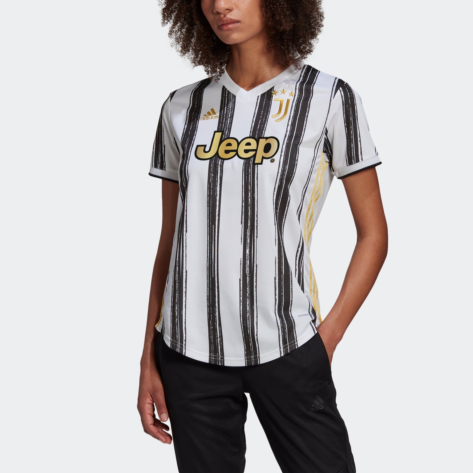 adidas Juventus Home 20/21 W Replica matchtröja Vit