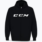 färgalternativ för Svart CCM Hockey Full Zip CVC Jr huvtröja