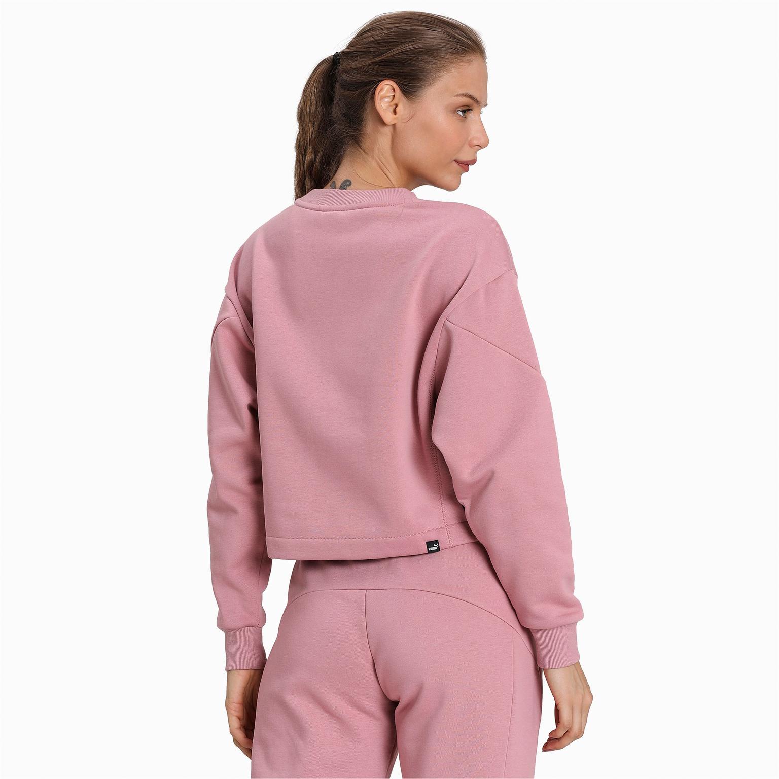 Puma Rebel Crew FL collegetröja Rosa