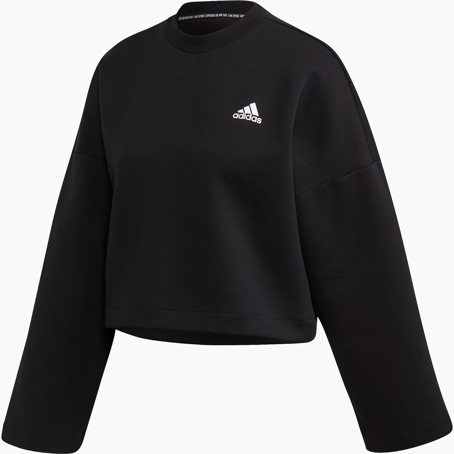 adidas W 3S Doubleknit collegetröja Svart