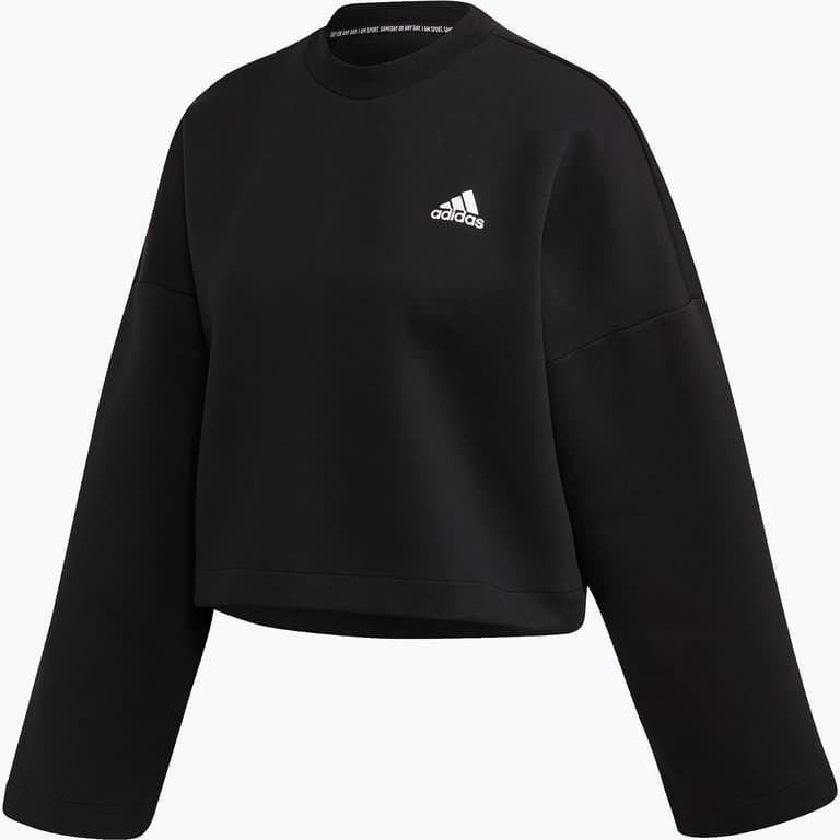 adidas W 3S Doubleknit collegetröja Svart